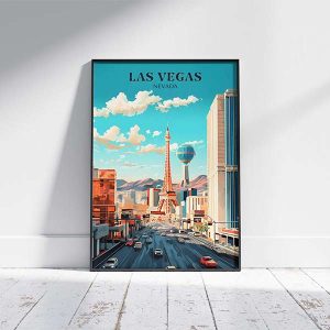 تابلو منظره لاس وگاس