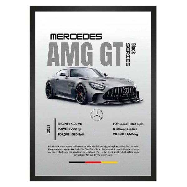 تابلو مرسدس AMG GT طوسی
