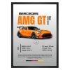 تابلو مرسدس بنز AMG GT نارنجی
