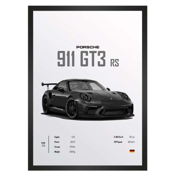 تابلو پورشه 911 جی تی