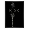 تابلو نوشته ریسک Risk
