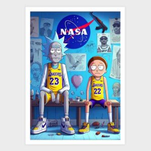 تابلو ریک و مورتی Rick and Morty