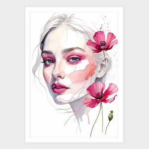 تابلو دخترانه طرح گل