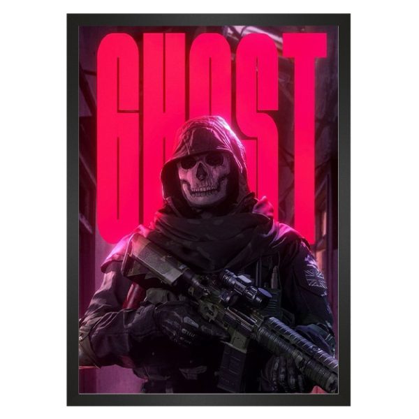 تابلو شخصیت گوست Call of Duty