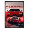 تابلو طرح ماشین مدل بوگاتی شیرون Bugatti Chiron