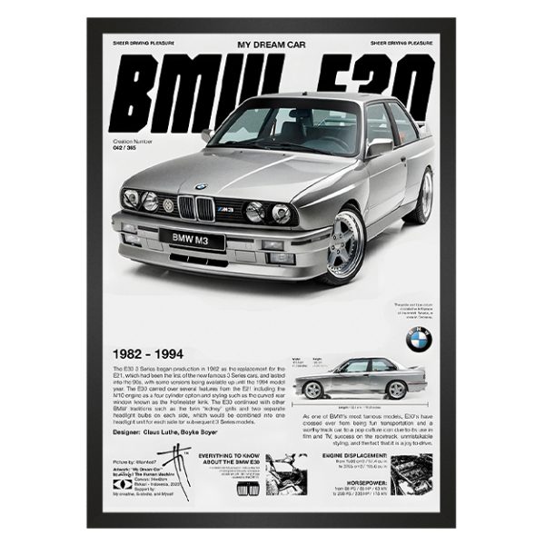 تابلو خودرو bmw e30