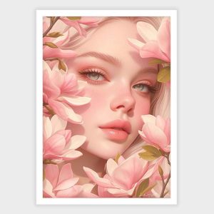 تابلو دخترانه افسون شکوفه ها