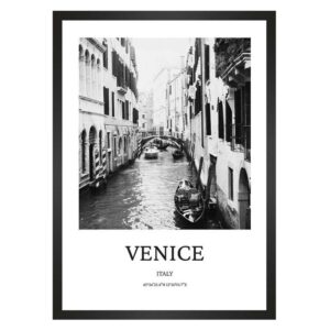 تابلو نوشته ونیز طرح grand canal