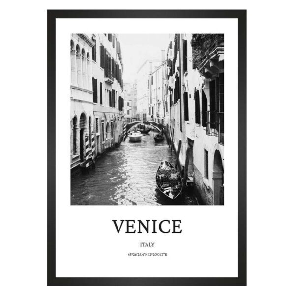 تابلو نوشته ونیز طرح grand canal