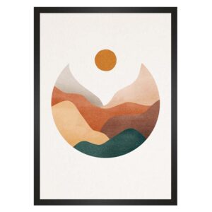 تابلو مدرن مینیمال طبیعت