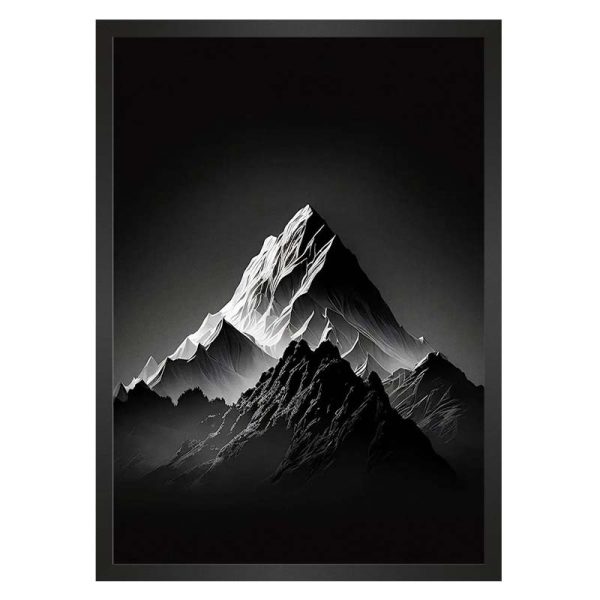 تابلو منظره مشکی قله Black Peak
