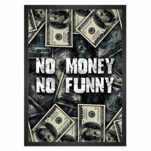 تابلو پول no money no funny