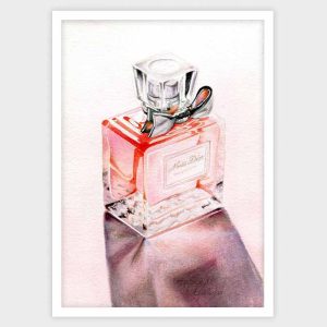 تابلو نقاشی ادکلن Miss Dior