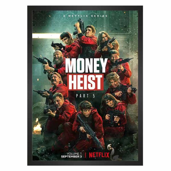 تابلو سریال خانه کاغذی Money Heist