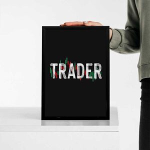 تابلو نوشته تریدر trader