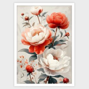 تابلو طرح گل و شکوفه