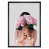 تابلو دخترانه طرح گل