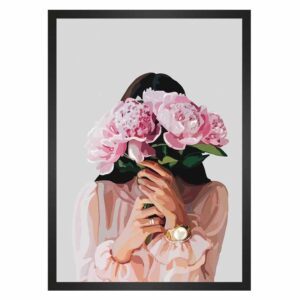 تابلو دخترانه طرح گل