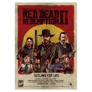 پوستر بازی رد دد red dead