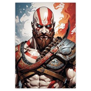 پوستر گیمینگ خدای جنگ God of War