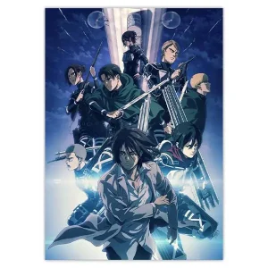 پوستر انیمه اتک آن تایتان Attack on Titan
