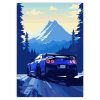 پوستر ماشین Nissan GTR