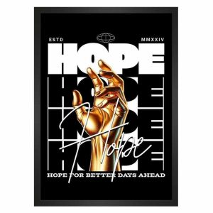 تابلو نوشته طرح امید hope