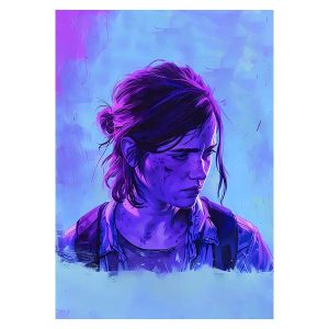 پوستر بازی the last of us شخصیت Ellie