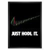 تابلو رمزارز JUST HODL IT