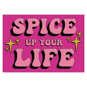 پوستر دخترانه طرح Spice Up Your Life