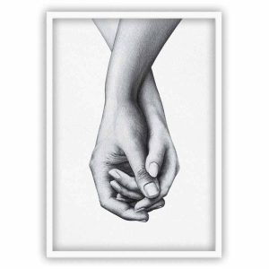 تابلو عاشقانه طرح هم آوای دستان