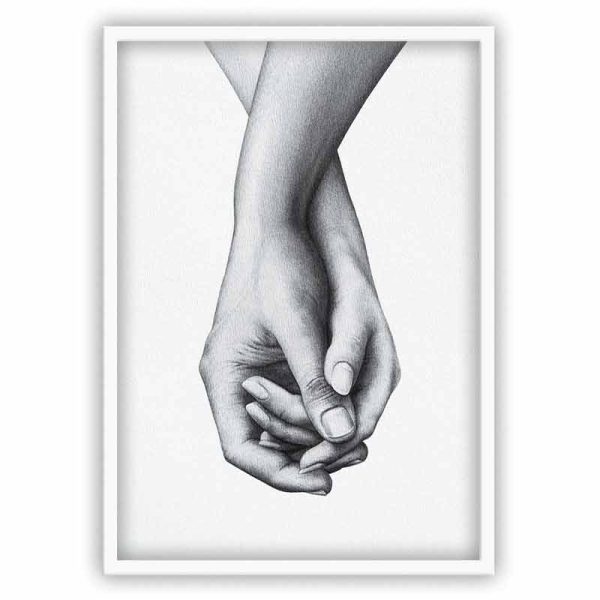 تابلو عاشقانه طرح هم آوای دستان