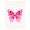 پوستر دخترانه طرح پروانه کد 02