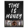 تابلو انگیزشی لوکس TIME IS MONEY