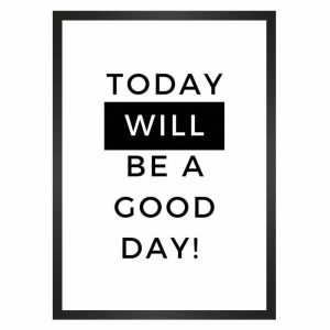 تابلو نوشته انرژی مثبت good day