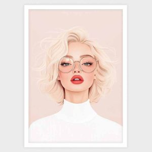 تابلو مینیمال دخترانه