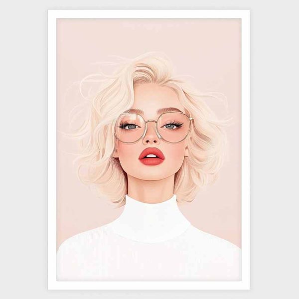 تابلو مینیمال دخترانه