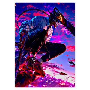 پوستر انیمه مرد اره ای Chainsaw Man