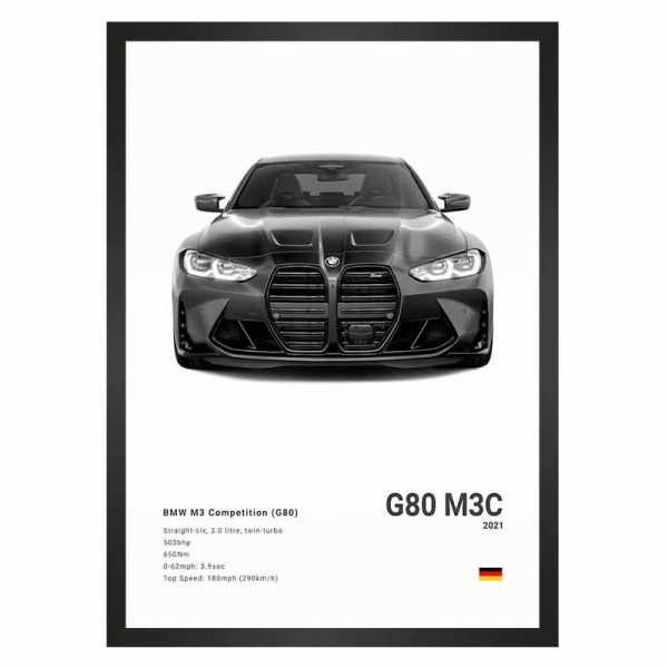 تابلو بی او و مدل BMW M3
