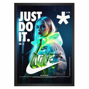 تابلو نایک دخترانه JUST DO IT
