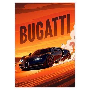 پوستر بوگاتی bugatti
