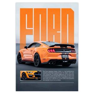 پوستر فورد موستانگ Shelby GT500