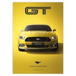 پوستر فورد موستانگ GT