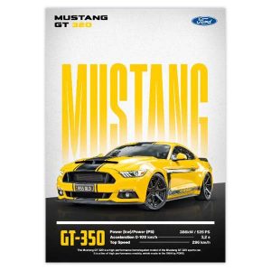 پوستر فورد موستانگ GT-350