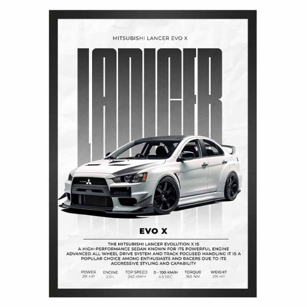 تابلو میتسوبیشی لنسر Evolution X