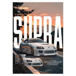 پوستر تویوتا سوپرا Toyota Supra MK4