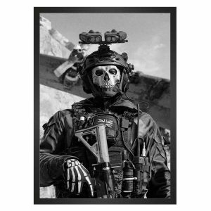 تابلو گیمینگ کال اف دیوتی شخصیت گوست Ghost