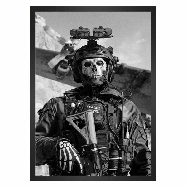 تابلو گیمینگ کال اف دیوتی شخصیت گوست Ghost