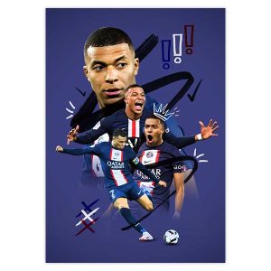 پوستر ورزشی کیلیان امباپه mbappe