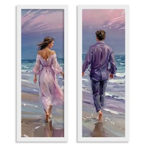 تابلو عاشقانه دو تکه